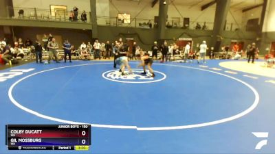 150 lbs Quarterfinal - Colby Ducatt, WA vs Gil Mossburg, WA