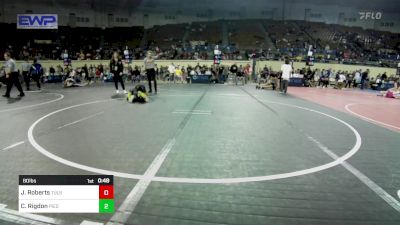 80 lbs Consi Of 4 - Jonah Roberts, Tulsa Blue T Panthers vs Cason Rigdon, Piedmont