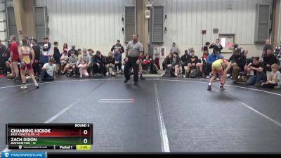 80 lbs Round 3 (8 Team) - Zach Dixon, Diamond Fish vs Channing Hickok, East Coast Elite