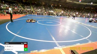 55 lbs Round Of 16 - Savina Burgo, Legion Wrestling vs Averie Orth, Sperry Wrestling Club