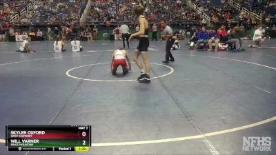 3A 126 lbs Quarterfinal - Skyler Oxford, West Carteret vs Will Varner, Kings Mountain