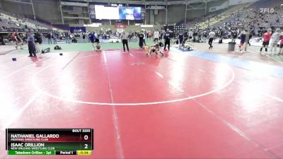 150 lbs Cons. Round 2 - Isaac Orillion, New Orleans Wrestling Club vs Nathaniel Gallardo, Mustang Wrestling Club