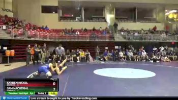 145 lbs Round 1 (8 Team) - Sam Nachtigal, Kearney vs Kayden Nickel, Beatrice