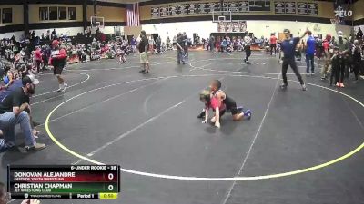 38 lbs 1st Place Match - Christian Chapman, JET Wrestling Club vs Donovan Alejandre, Eastside Youth Wrestling