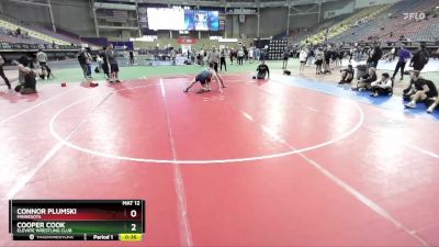 190 lbs Cons. Round 5 - Connor Plumski, Minnesota vs Cooper Cook, Elevate Wrestling Club