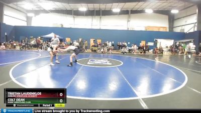 140 lbs Cons. Semi - Tristan Laudenklos, Sublime Wrestling Academy vs Colt Dean, Hawk Wrestling Club