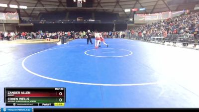 108 lbs Champ. Round 2 - Zander Allen, NWWC vs Cohen Wells, Ascend Wrestling Academy