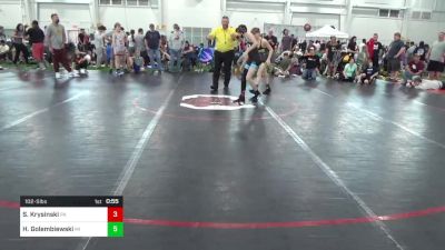 102-S lbs Consolation - Shay Krysinski, PA vs Henry Golembiewski, MI