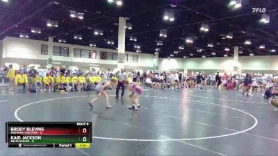 106 lbs Round 1 (16 Team) - Kaid Jackson, Delta Eagles vs Brody Blevins, Michiana Vice-Pink