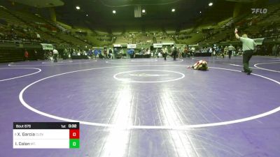 108 lbs Consi Of 8 #2 - Xavier Garcia, Clovis West vs Isaiah Colon, Mt. Whitney