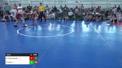 90 lbs Pools - Nicholas Kershisnik, EP Rattlers vs Dylan Gue, 84 Athletes (VA)