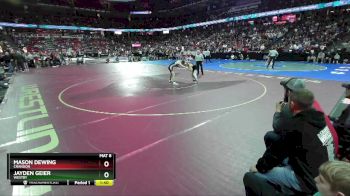 D3-120 lbs Quarterfinal - Jayden Geier, Westby vs Mason Dewing, Crandon