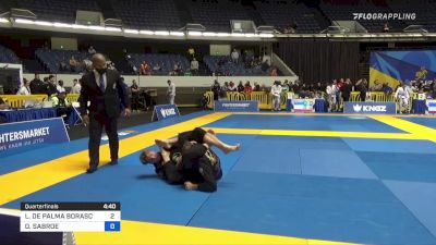 LUCAS DE PALMA BORASCHI vs OWEN SABROE 2021 World Jiu-Jitsu IBJJF Championship