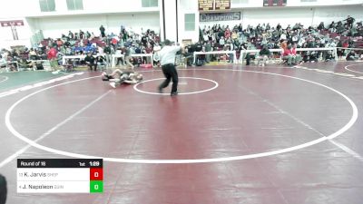 157 lbs Round Of 16 - Kierce Jarvis, Shepherd Hill vs Jhayvon Napoleon, Quincy Upper