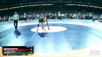 D1-106 lbs Cons. Semi - Deacon Morgan, Rochester Adams vs Jayson Clark, Allen Park HS