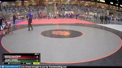 84 lbs Champ. Round 1 - James Ogden, North Valley Jr Knights vs Royce Halstead, Salem Elite Mat Club