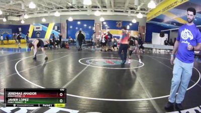 170 lbs Semis & Wb (16 Team) - Jeremias Amador, Eagle Empire vs Javier Lopez, Funky Monkey