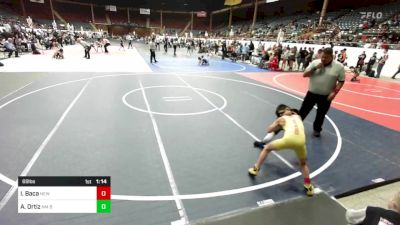 69 lbs Quarterfinal - Isaiah Baca, New Mexico Bad Boyz vs Andrew Ortiz, NM Beast