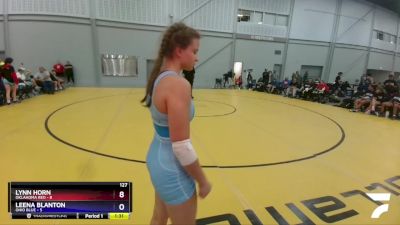 132 lbs Round 3 (6 Team) - Kendra Perrien, Oklahoma Red vs Gwenivere Matt, Ohio Blue