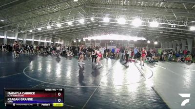 118 lbs Semifinal - Makayla Carrick, Elite Wrestling vs Keagan Grange, Utah