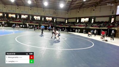 150 lbs Round Of 32 - Thomas Manganiello, Fork Union vs T.j. Langley, Western Reserve Academy