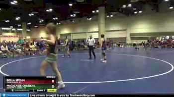 120 lbs Round 2 (10 Team) - Mackenzie Childers, Iowa Pin-A-Sarus vs Bella Spohn, MXW Purple