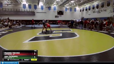 170 lbs Round 4 (10 Team) - Frankie Trevino, Scottsbluff vs Sam Thornhill, Rock Springs