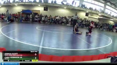 98 lbs Cons. Round 3 - Chris Robinson Jr., Indiana vs Joshua Scott, Indian Creek Wrestling Club