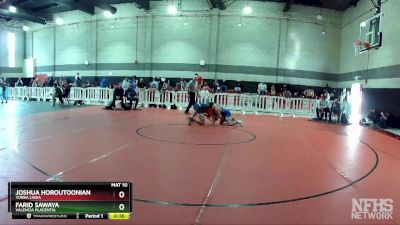 170 lbs Cons. Round 1 - Joshua Horoutoonian, Yorba Linda vs Farid Sawaya, Valencia Placentia