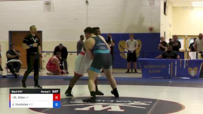 130 lbs Champ. Round 1 - Malcolm Allen, Viking RTC vs James Hustoles, NMU-National Training Center