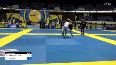 BENJAMIN JAMES NELSON vs CHARLES JOHNSON 2022 World IBJJF Jiu-Jitsu No-Gi Championship