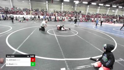 130 lbs 2nd Place - Samuel Johnson, Western Colorado WC vs Delano Black, Stout Wr Ac