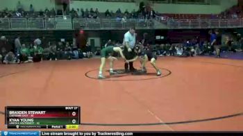138 lbs Round 7 (8 Team) - Kyan Young, Lincoln Southwest vs Braxden Stewart, Cheyenne East