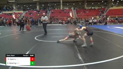 67 lbs Cons. Semi - Simon Sperry, TEAM GRINDHOUSE vs Caden Bowling, Blackwell Wrestling Club