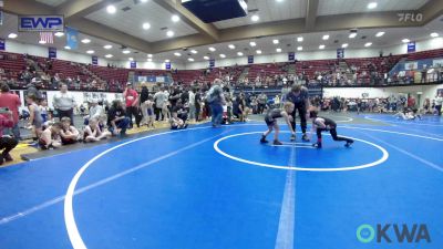 46 lbs Round Of 32 - Nolan Elwell, Mustang Bronco Wrestling Club vs Zola Smith, HBT Grapplers