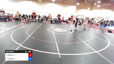 80 kg Cons 16 #2 - Jake Stacey, Next Level Wrestling Club vs Cal Sidwell, Bear Cave Wrestling Club