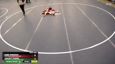 106 lbs Cons. Round 3 - Vincent Schmid, Northern Elite Wrestling Club vs Gabe Swenson, Zimmerman Wrestling Club