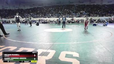 6A-138 lbs Champ. Round 1 - Micaiah Russell, Owasso vs Kaden Hawkins-Hinson, Norman North