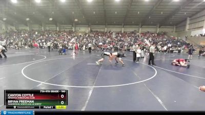 160 lbs 5th Place Match - Canyon Cottle, Wasatch Wrestling Club vs Bryan Freeman, Sanderson Wrestling Academy