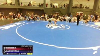 113 lbs 3rd Place Match - Emilio Escobar, CA vs Alejandro Vargas, OR