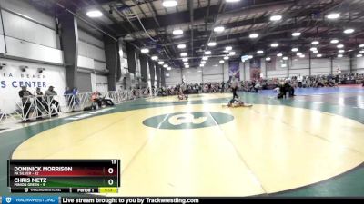 88 lbs Rd# 9- 2:15pm Saturday Final Pool - Chris Metz, Minion Green vs Dominick Morrison, PA Silver