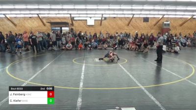 M 70 lbs Quarterfinal - Jonny Feinberg, Honeoye vs Calvin Kiefer, Bangor