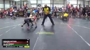 50 lbs Round 5 (6 Team) - Spencer Mattson, Funky Fire vs Blaze Murray, Stallers Elite