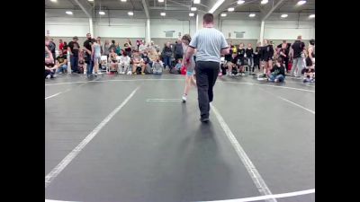 92 lbs Round 4 (10 Team) - Hayden Barber, River City Wrestling vs John Bednarcyzk, Hanover Hawkeye