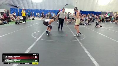 130 lbs Round 1 (8 Team) - Thomas Lindsey, Ohio Gold 24k vs Nathan Metcalf, Dayton Bandits