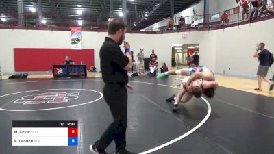 130 kg Consi Of 8 #2 - Mason Cover, Cleveland Regional Training Center vs Nathaniel Lennon, New York