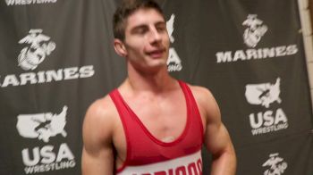 195 lbs - Lucas Davison, IN Junior Greco-Roman Fargo Champion