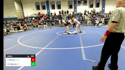 285 lbs Final - Thomas Brown, Chelmsford vs Alex Bajoras, Saint John's Prep