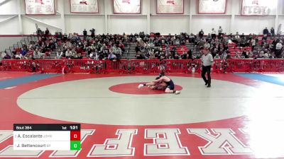 132 lbs Final - Ariel Escalante, John J. Duggan vs Jacob Bettencourt, Bristol-Plymouth