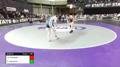 1B/2B 170 Quarterfinal - Bayron Rodriguez, Toledo vs Clay Jeanneret, Jenkins (Chewelah)